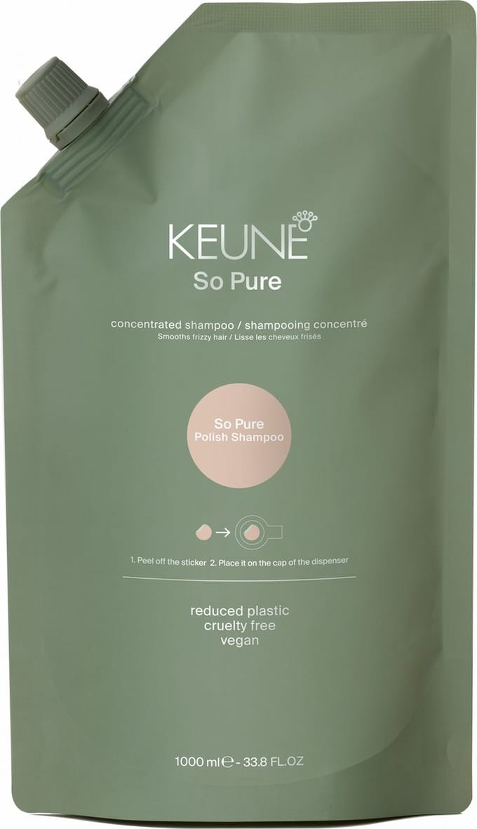 Keune So Pure Polish Shampoo Refill 1000 ml
