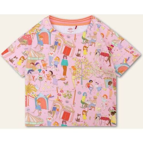 Oilily Tischa T-Shirt- maat110/5yr Prism Roze