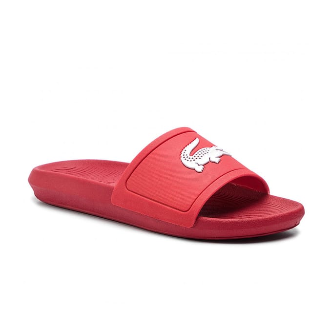 Lacoste Croco Slide 119 1 Heren Rode Sliders