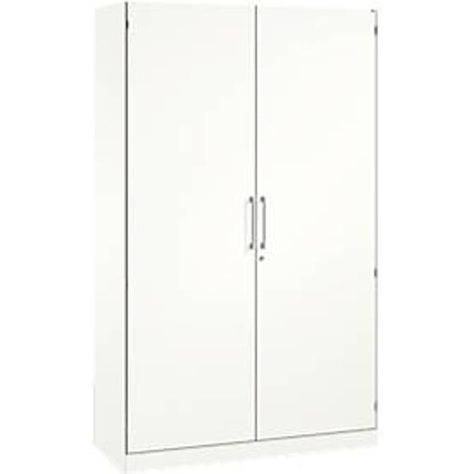 Vleugeldeurkast ASISTO C 3000, 5 ordnerhoogten, B 1200 mm, wit/wit