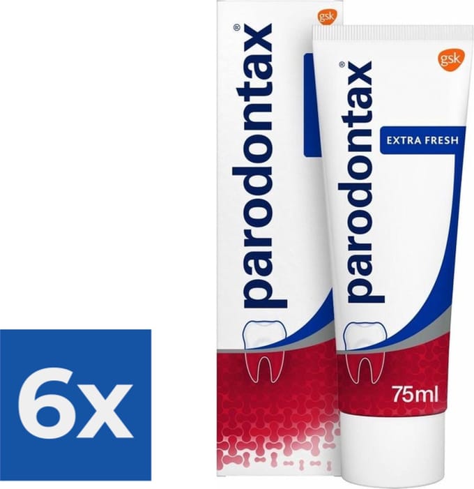 Parodontax - Tandpasta - Extra Fresh - 75ml x 6