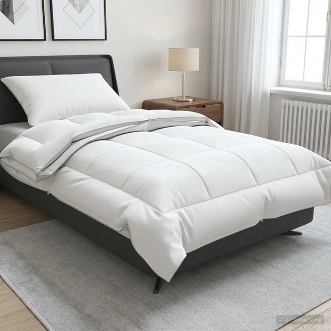 vidaXL - Dekbed - TRIER - 155x220cm - 4 - seizoenen - 140+220GSM - Wit