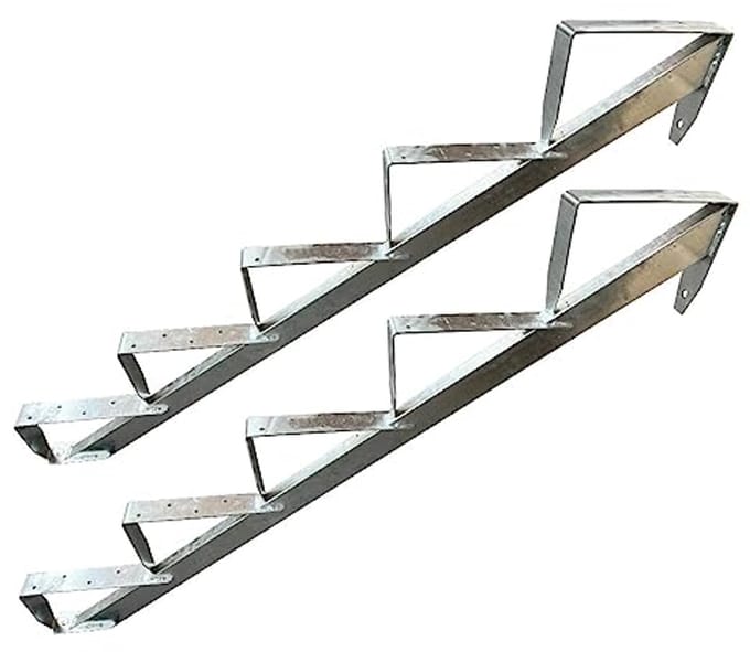 Houten Trapwang en Trapframe voor 2-6 Treden