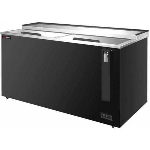 GGM Gastro Flaschenkühltruhe - 417 Liter - Schwarz Zwart
