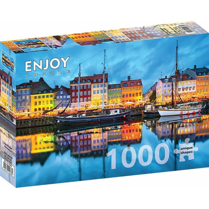 Enjoy Puzzel 1000 Stukken: Kopenhagen, Denemarken