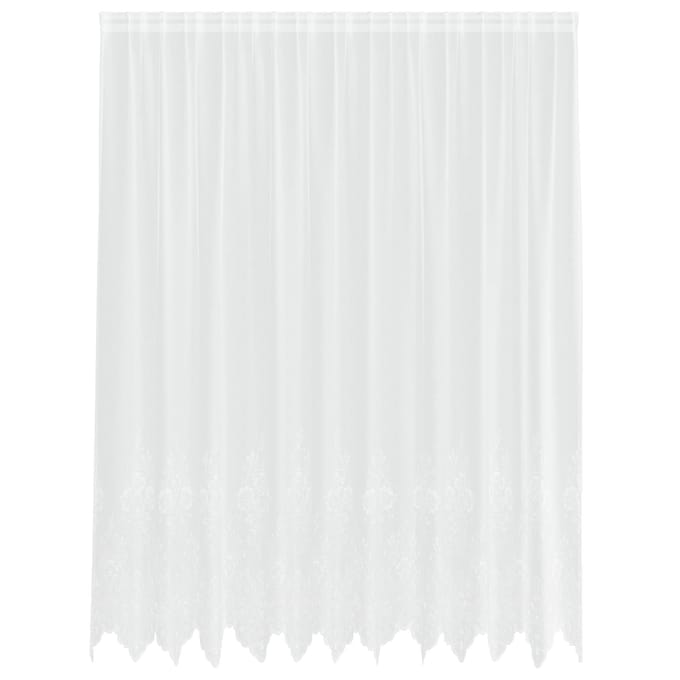 vidaXL Kantgordijn Wit 245x300cm Polyester