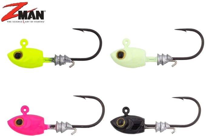 Z-Man Micro Shad Headz Zwart / Size 4 | 1.75g