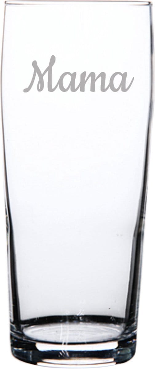 Gegraveerde bierfluitje 19cl Mama