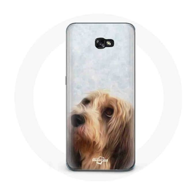 Coque - Petit basset griffon vendéen - Samsung Galaxy A8 2016 - Souple - Noir - Protection