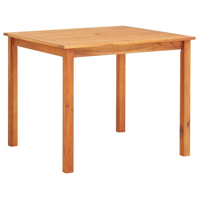 vidaXL - 3-delige - Tuinset - met - kussens - massief - acaciahout