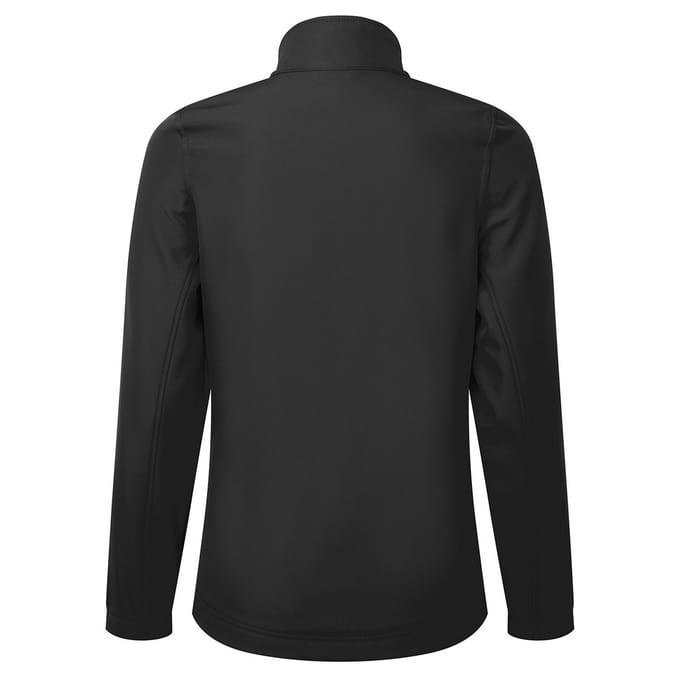 Premier Dames/Dames Windchecker Gerecycled Printable Soft Shell Jacket (Zwart)