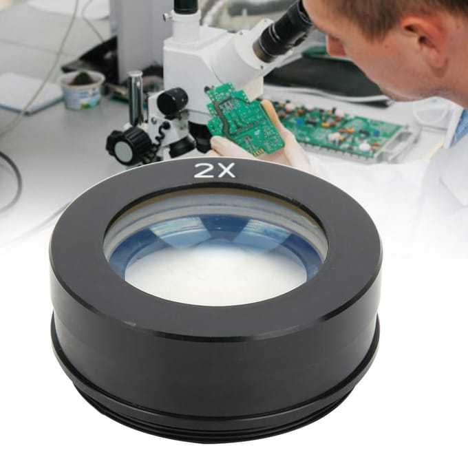 Caméra Microscope Industriel 2.0X Zoom Objectif Monture C Pièces Microscope Industriel Accessoires