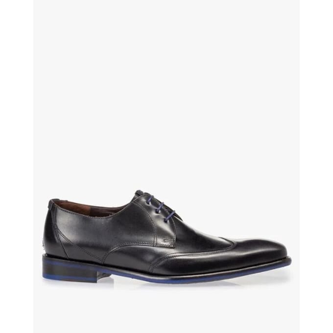 Floris van Bommel Veterschoenen zwart Leer - Heren - Maat 44