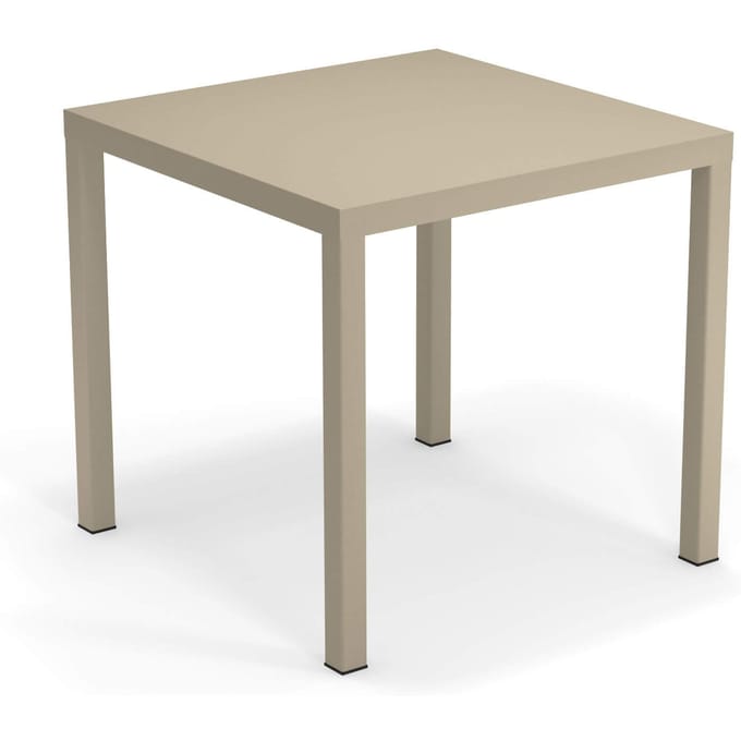 Emu Nova Tafel - taupe - 80 x 80 cm