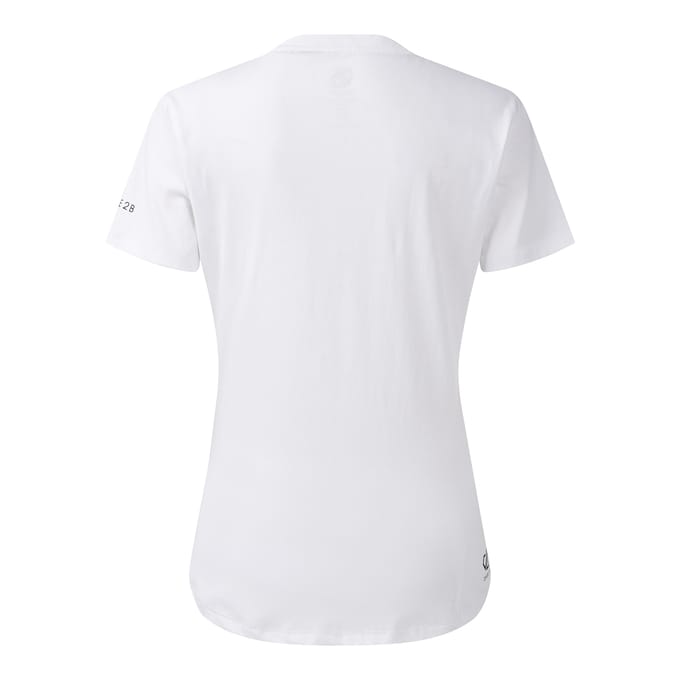 Dare 2B Dames Tranquility III Bloemen T-Shirt (Wit)