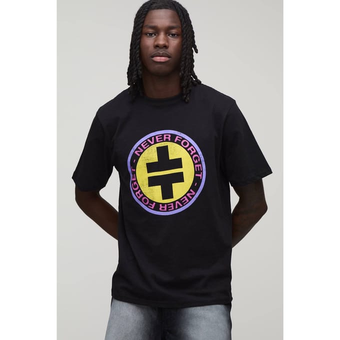Regular Take That Never Forget Licentie Print T-shirt | Black | Size Medium