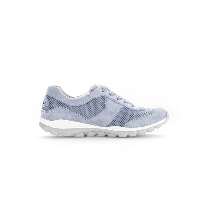Gabor rollingsoft sensitive 46.966.66 - dames rollende wandelsneaker - Blauw - maat 38.5 (EU) 5.5 (UK)