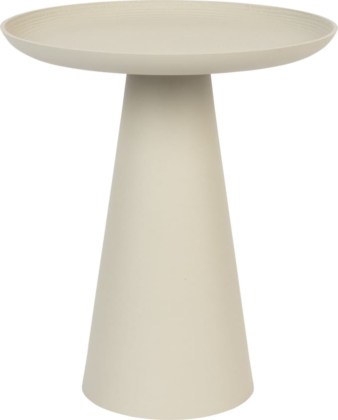 Housecraft Living Ringar Bijzettafel Rond 39,5x39,5 cm Metaal Wit