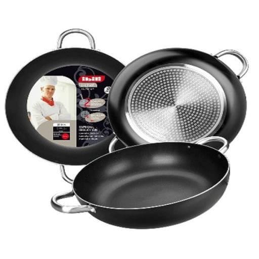 Koekenpan - IBILI - Honda I-Chef - 40 cm - Antiaanbaklaag 2 lagen - Geschikt voor inductie