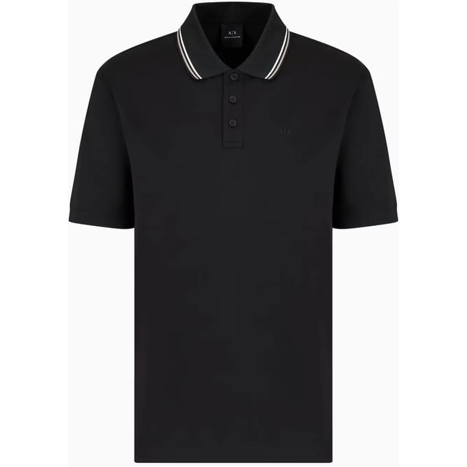 Armani Exchange Xm000466_af10337 Korte Mouw Poloshirt Zwart S Man