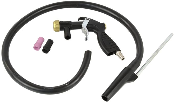 GEKO Zandstraalpistool - Inclusief 1 m slang - 3 verwisselbare nozzles - Drukbereik 2-9 bar
