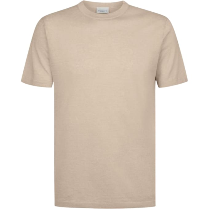 Profuomo T-shirt Crew Neck Ss T-shirts Beige Ppxt10006