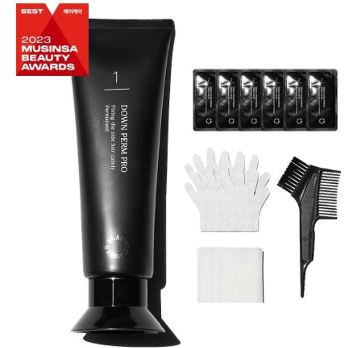 Blackmonster Zelf Krullend Haar Perm Kit 120ml DOWN PUMP PRO KIT black