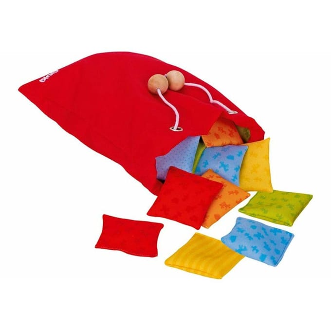 GOKI Memory - Voelkussens - In Katoenen Zakje - 3 Jaar
