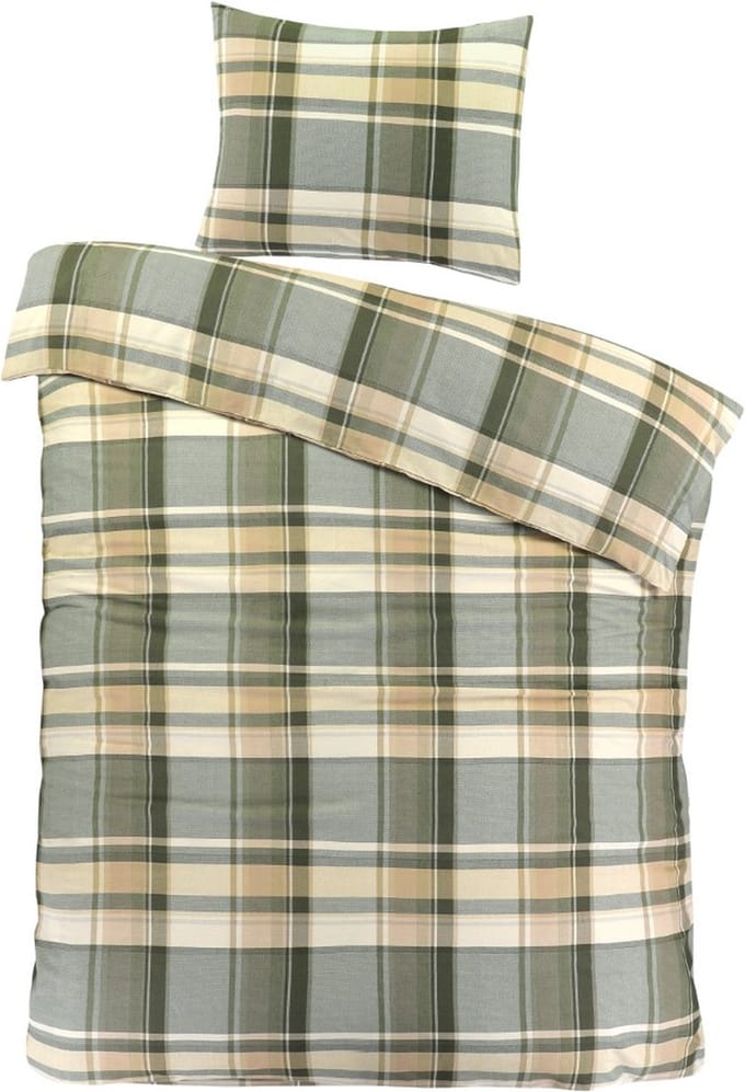 Day Dream Bram - Dekbedovertrek - Eenpersoons - 140 x 200/220 - Groen