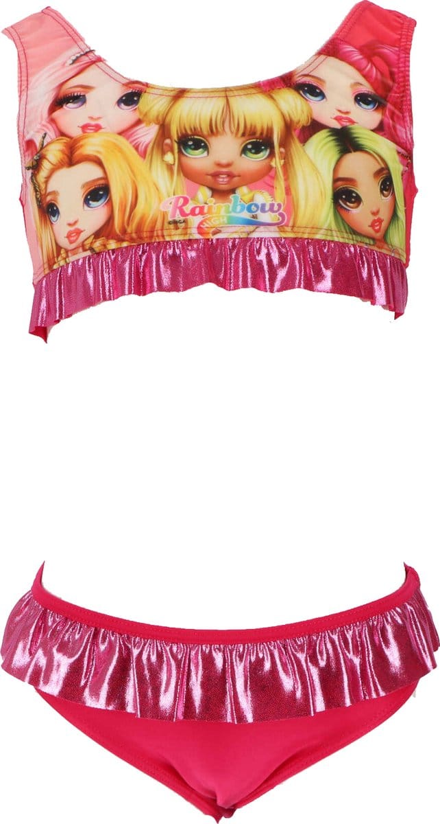 Rainbow High - Maat 98/104 - Roze - Bikini Meisjes