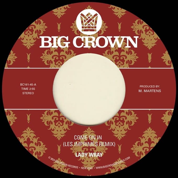 Lady Wray, Les Imprimes & Surprise Chef - Come On In / Under The Sun (7" Single)