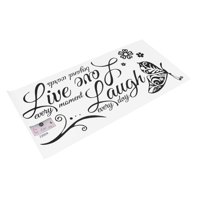 PVC Originality Wall Sticker SelfAdhesive Wall Decal Art Sticker for Home Living Room black