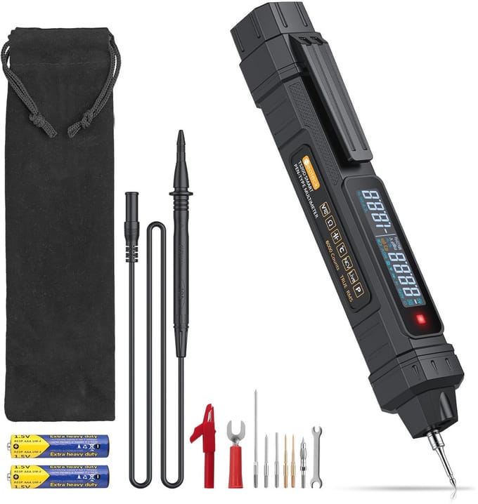 3-in-1 Digitale Multimeter met Stylus - Handig voor Elektriciens