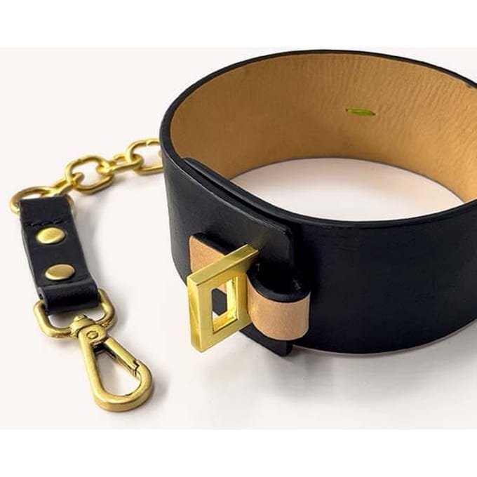 SPNKD | Cherish Choker | BDSM Collar | Charcoal size M size M