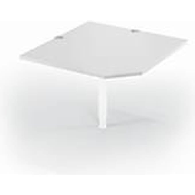 Schäfer Shop Select PLANOVA BASIC hoekplaat, B 1000 x D 1000 mm, lichtgrijs/wit