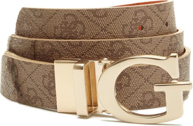 GUESS Alisa Latte Orange Riem -VIN30-LRN-M - Bruin -