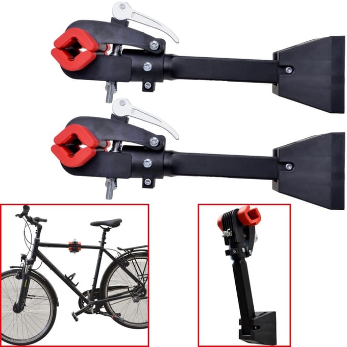 2x Fiets houder houder montagestandaard reparatiestandaard wandhouder eBike