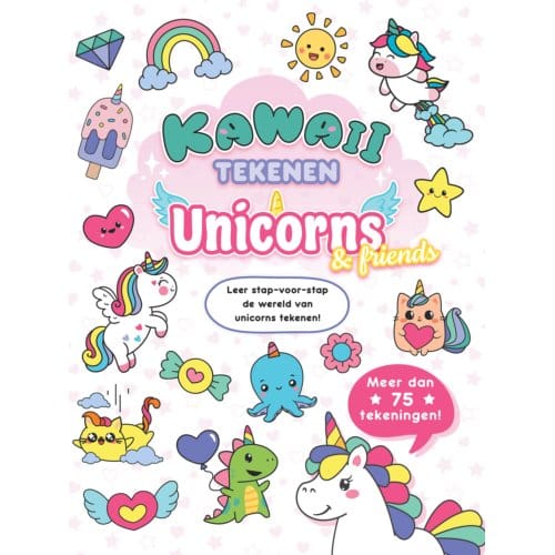 Kawaii Tekenen Unicorns & Friends - Rebo International B.V.