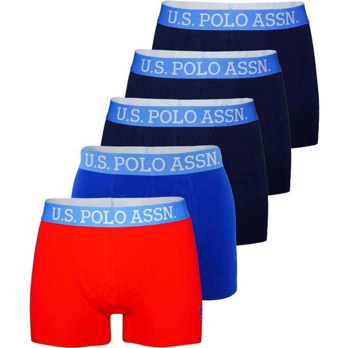 U.S. POLO Boxershorts 5 Pack Unterhosen Boxer