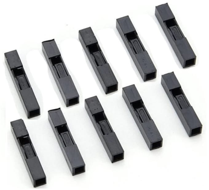 1-Pin Dupont 2.54 mm Connector Behuizing – 10 stuk