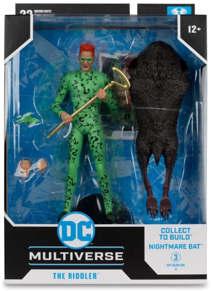 DC Build A Megafig Action Figure Batman Forever The Riddler (Gold Label)