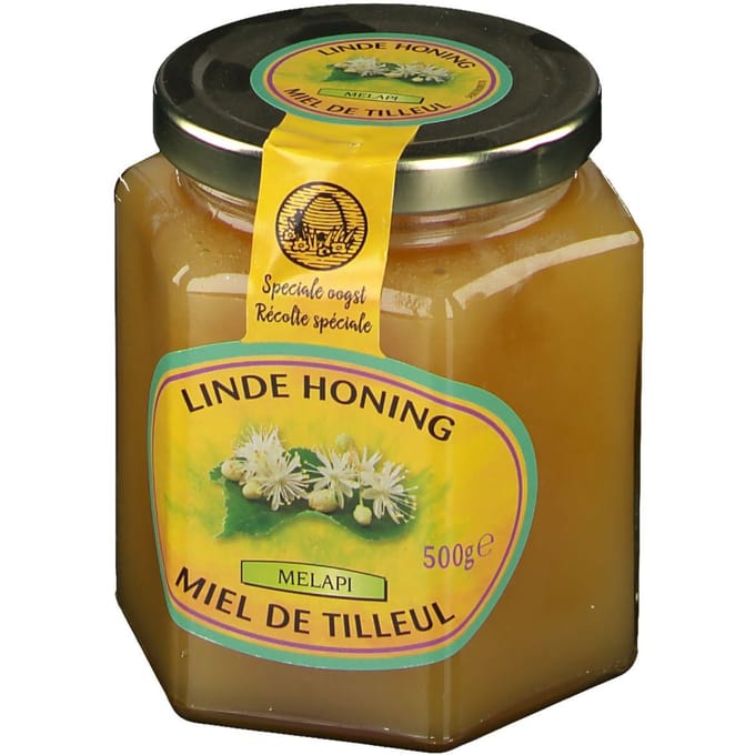 Melapi Lindehoning | Natuurlijke honing Zacht, smeerbaar & bloemig aroma 500 Crème