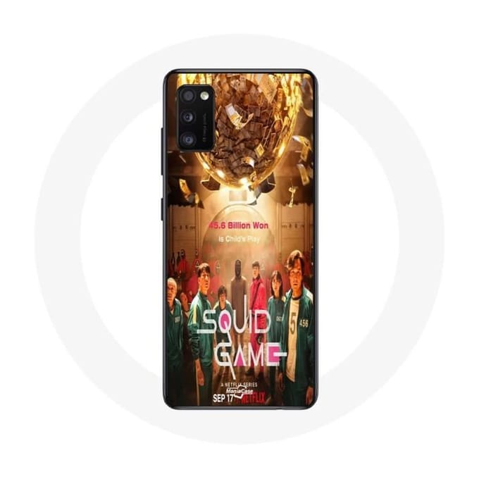 Coque - Samsung - Galaxy S20 - Souple - Noir - Squid Game Série joueurs