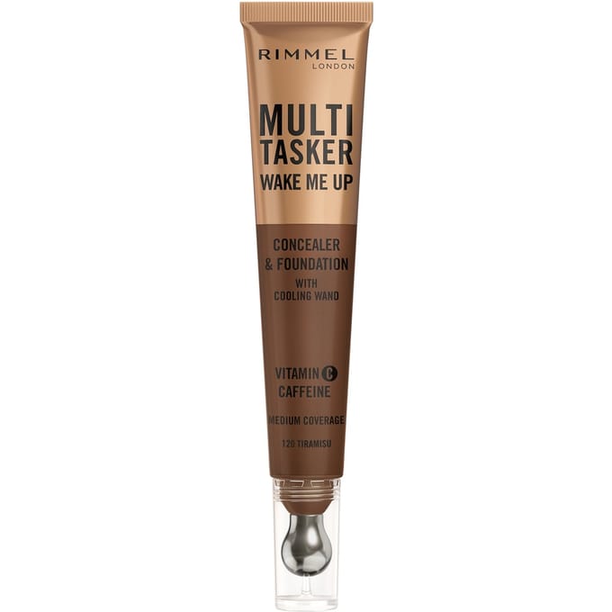 Rimmel Multi-Tasker Wake Me Up Foundation en Concealer 20 ml (Verschillende Tinten) - 120 Tiramisu