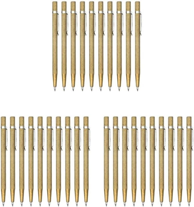 3 set 10 Stuks Glas Marker Belettering Pen Diamant Scribing Tool Graveren Pen Goud