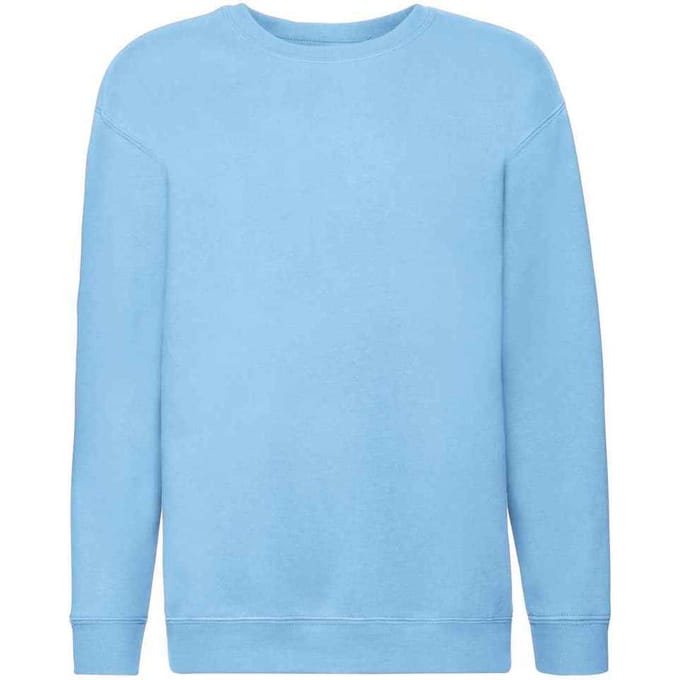 Fruit of the Loom Sweatshirt met Drop Shoulder voor Kinderen/Kinderen (Sky)