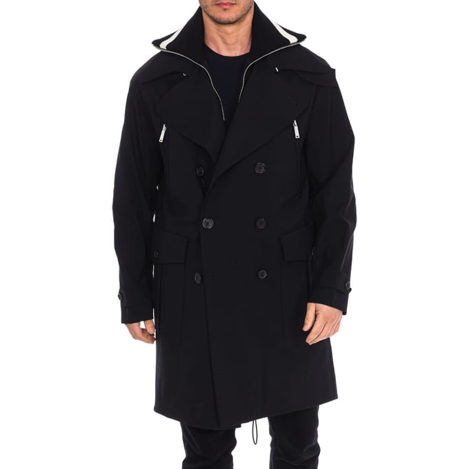 Dubbellaagse trenchcoat S74AH0094-S40320 man
