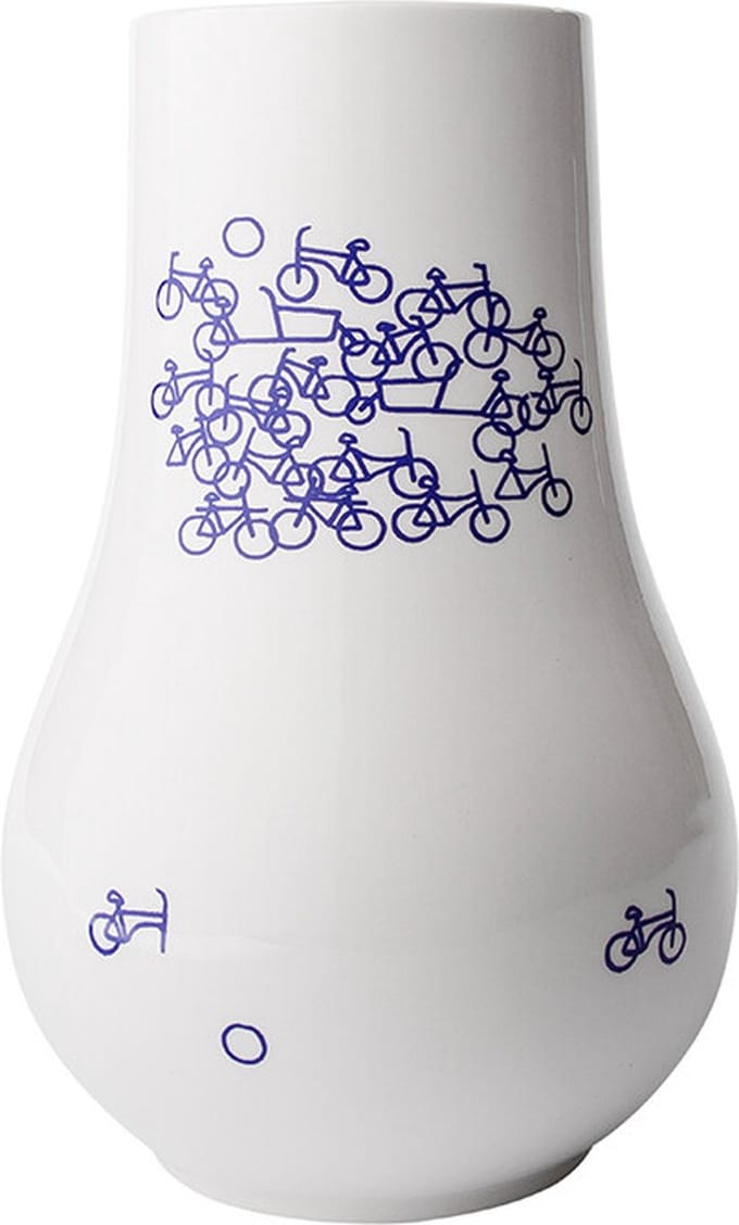 Heinen Delfts Blauw - Buikvaas De Blauwe Fiets nr.1 - Keramiek - 20 cm