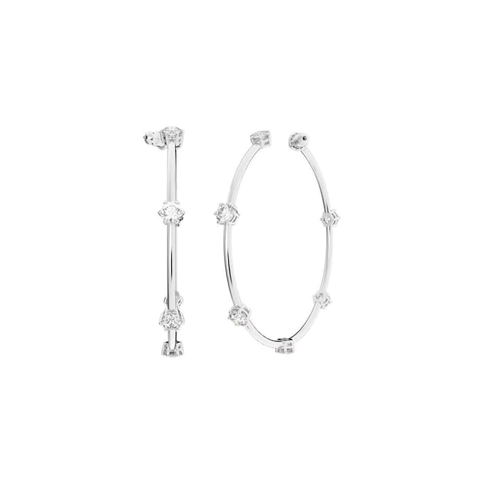 Bracelet jonc Constella en cristal Swarovski 5638698 White/Silver|M|Box (Random Color) blue