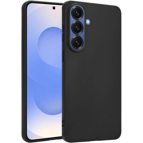Ceezs Siliconen Hoesje - Geschikt voor Samsung Galaxy S26 Plus - Backcover - Zwart